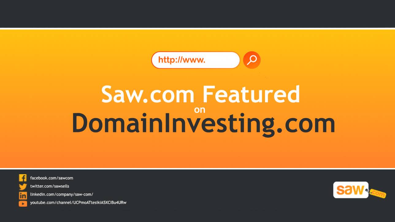 Saw.com featured domain investing