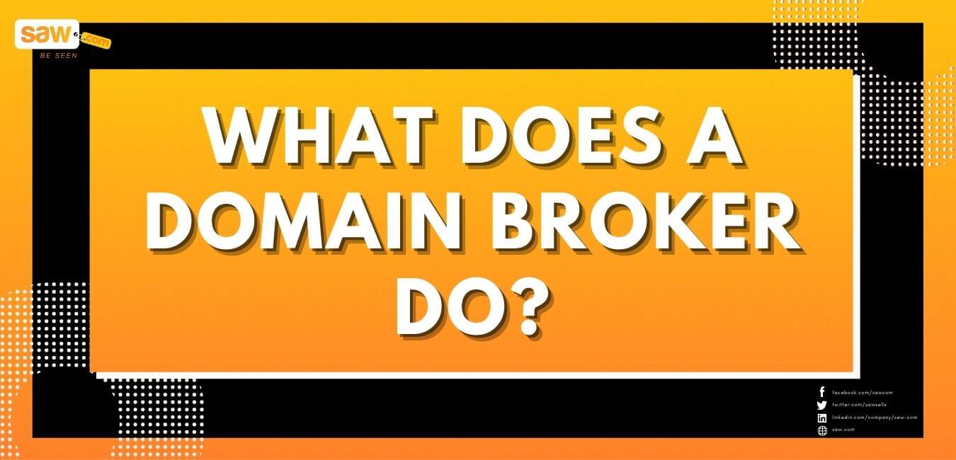 What does a domain broker do